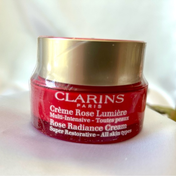 Clarins Other - Clarins Super Restorative Rose Radiance Cream 1.7oz Creme Rose Lumiere SEALED!